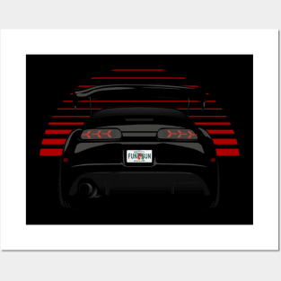 Supra 2JZ Turbo JDM Tuning Car 90s Posters and Art